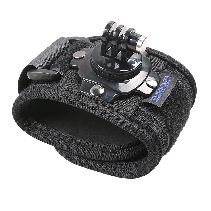 Gopro Action Camera Hero 11 Black - Supporto per cinturino da polso SUREWO