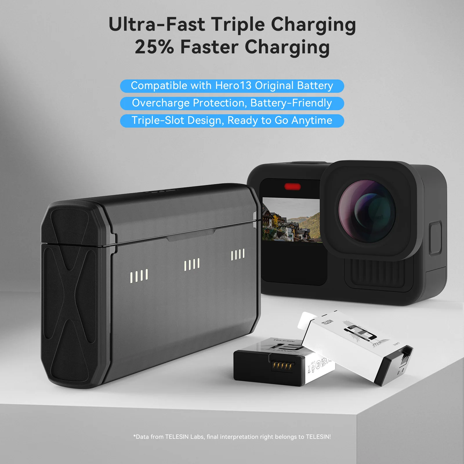 TELESIN Scatola di ricarica ra - Gopro Action Camera Hero 11 Black recensione e prezzo