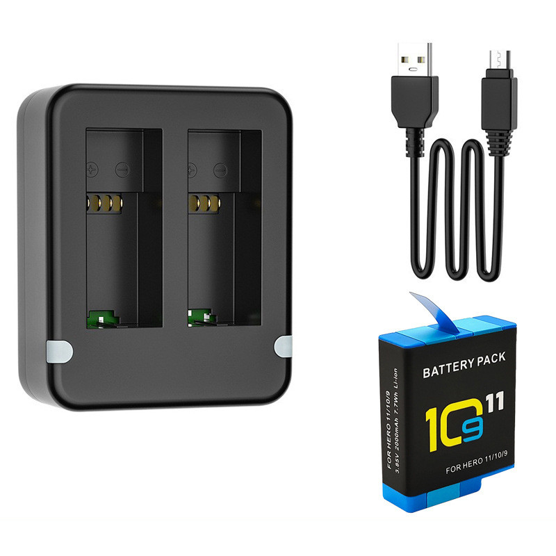 Caricabatteria doppio con slot - Gopro Action Camera Hero 11 Black recensione e prezzo