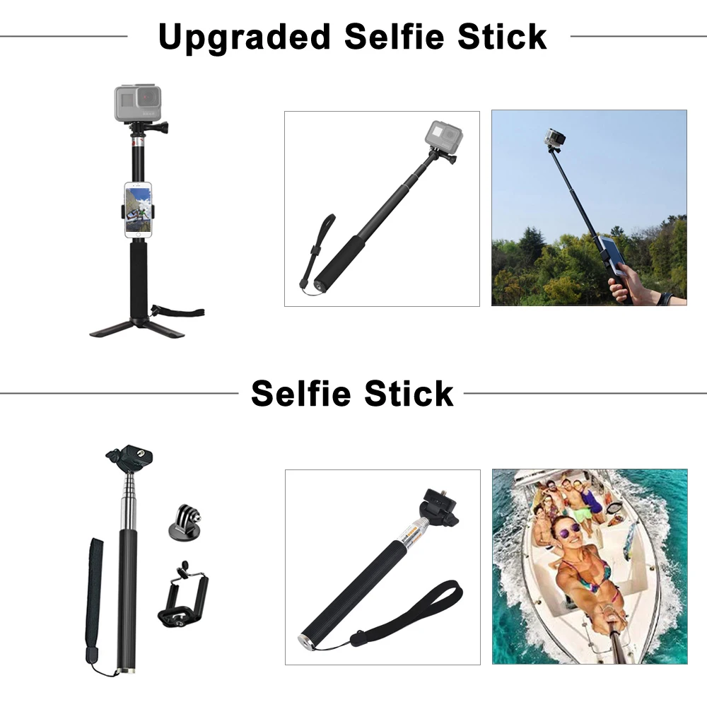 Set di Accessori per GoPro, Co - Gopro Action Camera Hero 11 Black recensione e prezzo